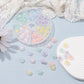 12.5MM Matte Frosted Flower Bead Set (7 colors, 9pc each, total 63 beads)