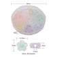 12.5MM Matte Frosted Flower Bead Set (7 colors, 9pc each, total 63 beads)