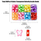 10MM Mix Color Acrylic Butterfly Bead Set (200 pcs, 25pc/color)