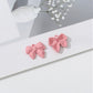 Metal Alloy Ruffled Bow Themed Charms (16mm x 18mm)