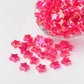 10MM AB Rose Pink Transparent Acrylic Star Spacer Beads