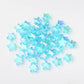 10MM AB Sky Blue Transparent Acrylic Star Spacer Beads