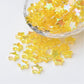 10MM AB Yellow Transparent Acrylic Star Spacer Beads