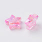 10MM AB Light Pink Transparent Acrylic Star Spacer Beads