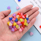 10MM Mixed Jelly Color Candy Heart Shaped Acrylic Bead