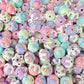 Chunky 16MM Extra Large Dessert/Sakura Pink Themed Acrylic Beads