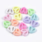 Chunky 16MM Pastel Acrylic Butterfly Heart Spacer Beads