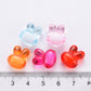 Chunky 16MM Transparent Acrylic Bunny Rabbit Head Beads
