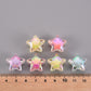 Chunky 19MM AB Acrylic Rainbow Star Beads