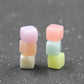 9MM Jelly Colored Cube Spacer Beads (2mm hole)