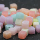 9MM Jelly Colored Cube Spacer Beads (2mm hole)