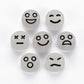 7MM Glow-in-Dark Round Acrylic with Mixed Faces Beads