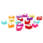 10MM Mixed Color with White Acrylic Butterfly Spacer Beads