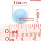 12MM Pastel Acrylic Flower Bud Spacer Beads