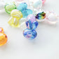 Chunky 21MM AB Bunny Rabbit Shaped Acrylic Spacer Beads