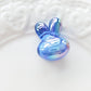 Chunky 21MM AB Bunny Rabbit Shaped Acrylic Spacer Beads