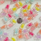 Transparent Gummy Bear Beads (18MM x 11MM , side hole)