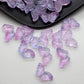 15MM Lilac Butterfly Speckled Colored Glass Beads