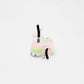 Multicolored Resin Bubble Tea Bottle Charm with Eye Pin (28mm x 10mm)