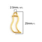 Gold Ribbon Open Back Bezel Frame