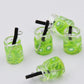 Resin Mini Sized Fruit Drink Bottle Charm with eyepin (11MM x 22MM)