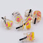 Resin Mini Sized Fruit Drink Bottle Charm with eyepin (11MM x 22MM)