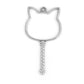 Silver Cat Bezel Key