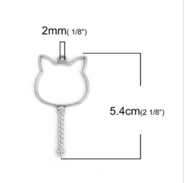 Silver Cat Bezel Key