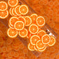 FAKE 10MM Orange Fruit Slices Polymer Clay Sprinkle (NOT EDIBLE) D22-29