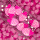 10MM Pink Strawberry Fruit Polymer Clay Sprinkle (NOT EDIBLE) D22-33