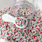 FAKE 10MM Santa Hat Koala, Christmas Animal Polymer Sprinkle (NOT EDIBLE) D46-26