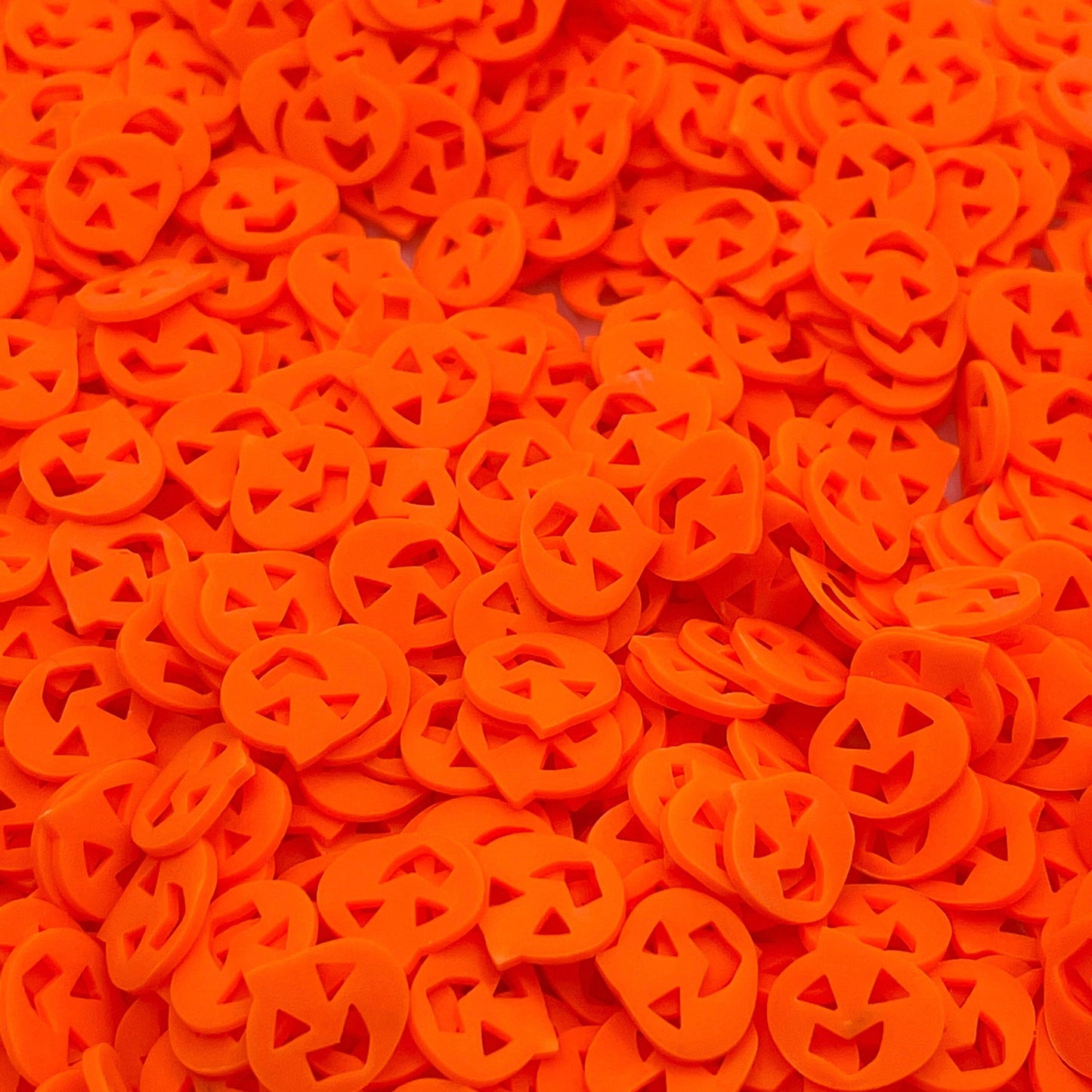 FAKE 12MM Halloween Pumpkin Polymer Clay Sprinkle Mix (NOT EDIBLE) D24-09