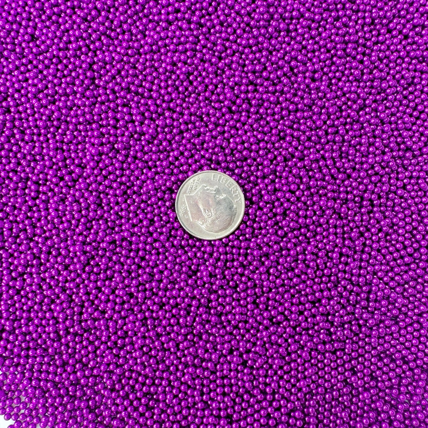 FAKE 2MM Deep Purple Pearl Mix (NOT EDIBLE) D13-24