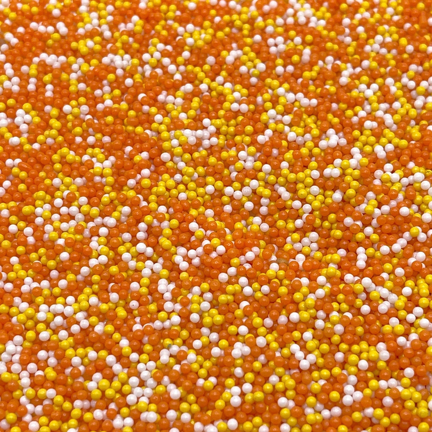 FAKE 2MM Orange/Yellow Themed Pearl Mix (NOT EDIBLE) D5-22