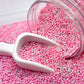 FAKE 2MM Pink/White Pearl Mix (NOT EDIBLE) D5-31