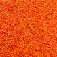 FAKE 3MM Orange Round Circle Disc Polymer Clay Sprinkle (NOT EDIBLE) D17-14