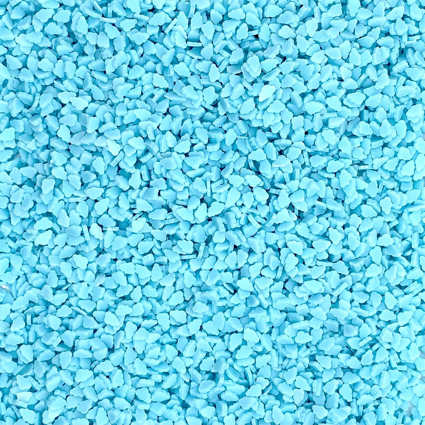 FAKE 5MM Blue Cloud, Sky Polymer Clay Sprinkle (NOT EDIBLE) D19-14