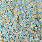 FAKE 5MM Blue Popcorn Bucket Polymer Clay Sprinkles (NOT EDIBLE) D21-16