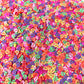FAKE 5MM Bright Neon Heart, Valentine Polymer Clay Sprinkle (NOT EDIBLE) D46-19
