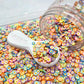 FAKE 5MM Colorful Daisy Circle Polymer Clay Sprinkle (NOT EDIBLE) D28-26