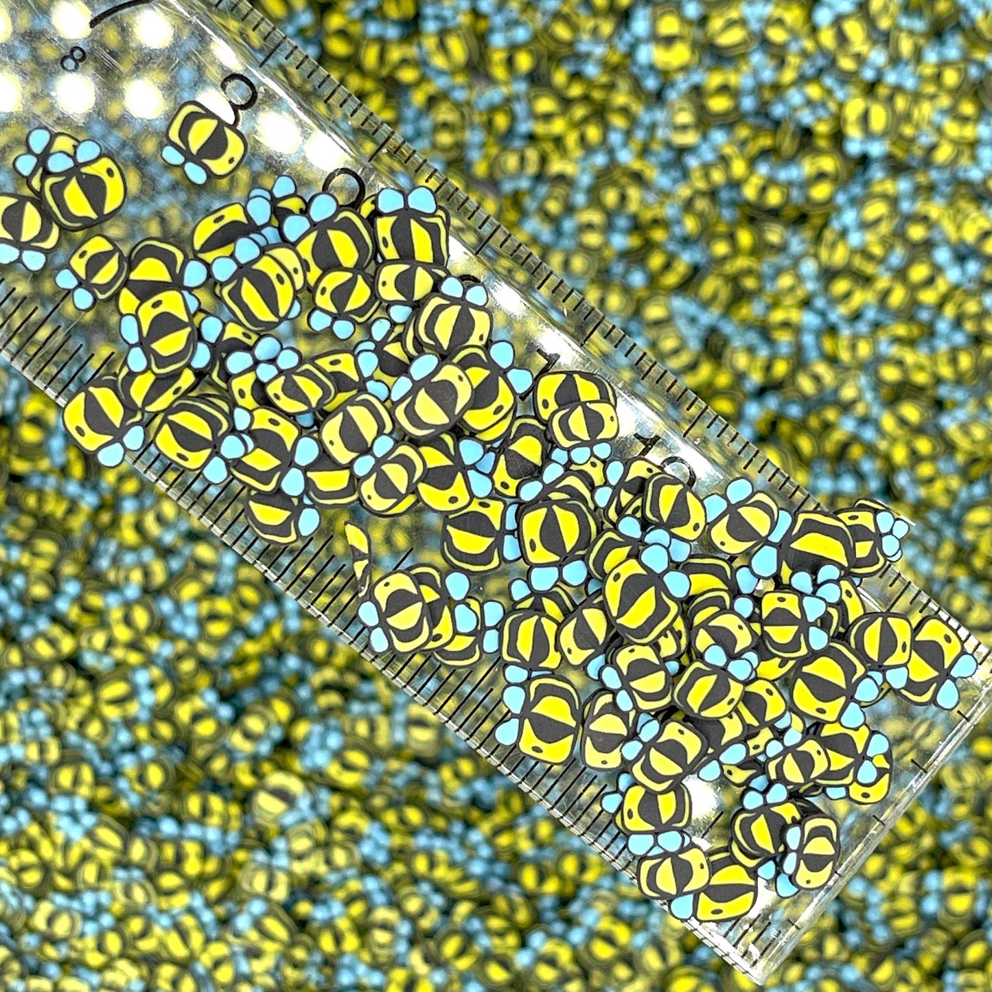 FAKE 5MM Cute Bee, Animal Polymer Clay Sprinkle Mix (NOT EDIBLE) D34-08