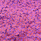 5MM Dark Purple Kiss Me Heart, Valentine Clay Sprinkle (NOT EDIBLE) D18-33