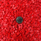 5MM Double Red Star Polymer Clay Sprinkle (NOT EDIBLE) D25-15