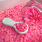 FAKE 5MM Hot Pink Rose, Floral Polymer Clay Sprinkle (NOT EDIBLE) D29-16