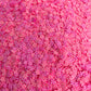 FAKE 5MM Hot Pink Rose, Floral Polymer Clay Sprinkle (NOT EDIBLE) D29-16