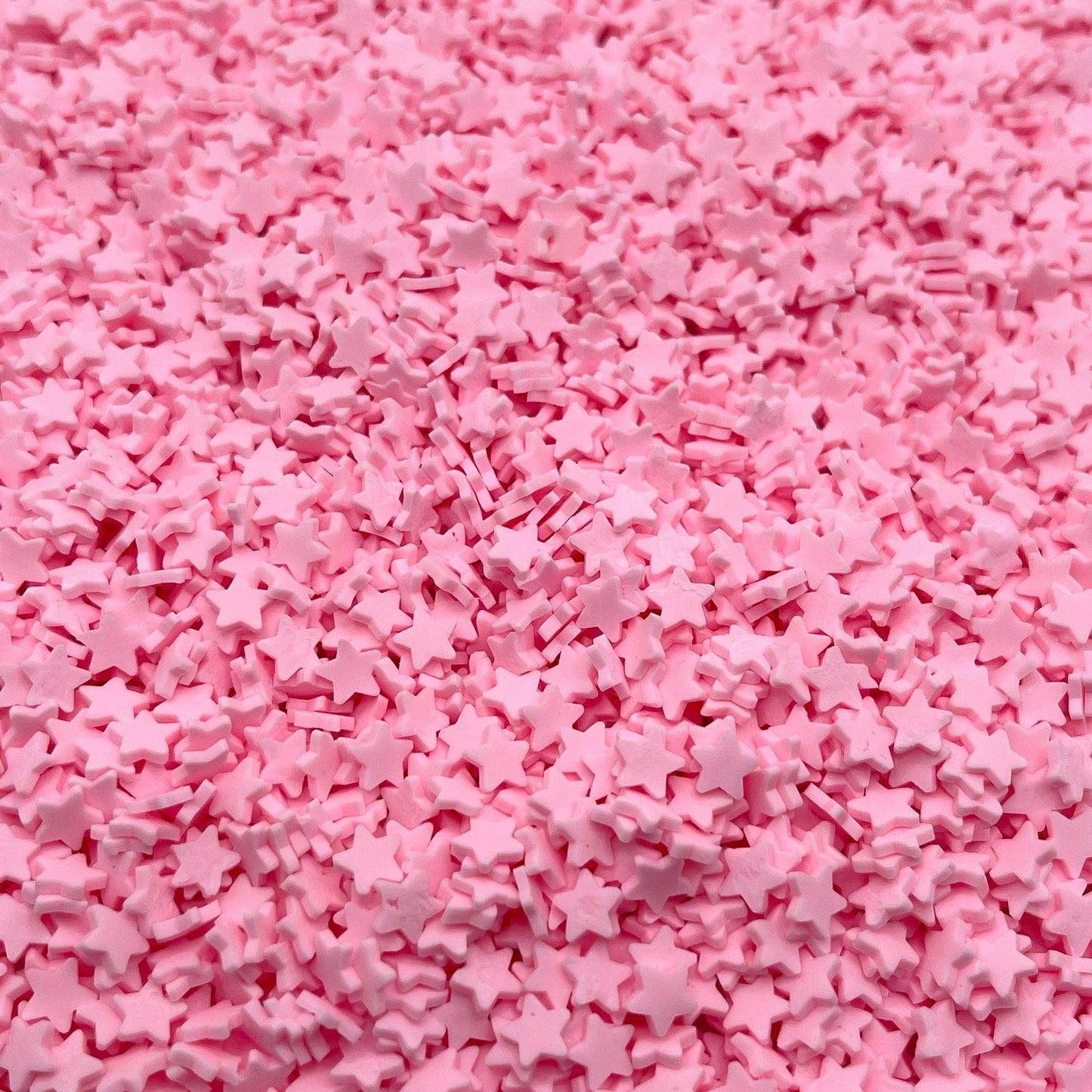 FAKE 5MM Light Pink Star Polymer Clay Sprinkle (NOT EDIBLE) D28-22