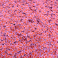 FAKE 5MM Purple Hug Me Heart, Valentine Polymer Sprinkle (NOT EDIBLE) D18-24