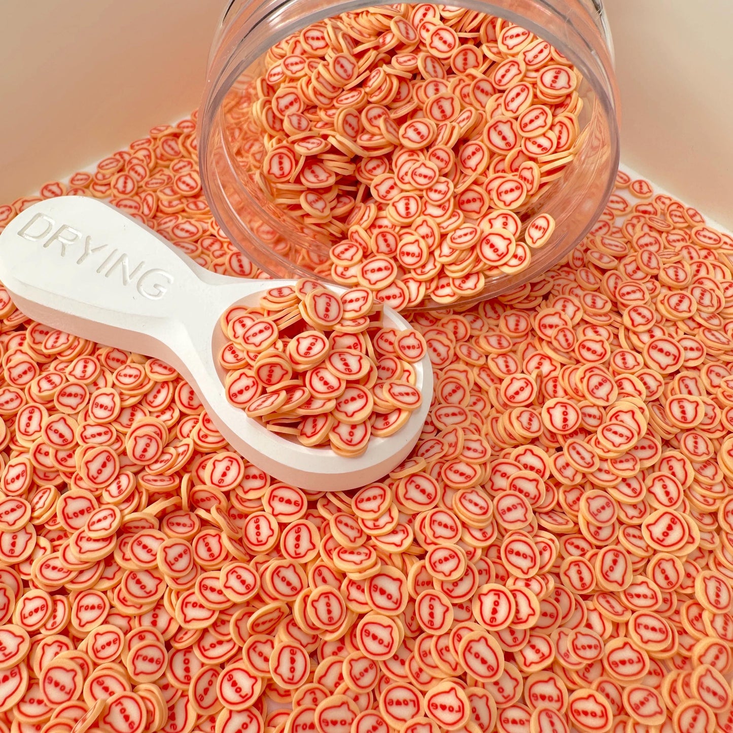 5MM Love Bubble, Valentine's Polymer Clay Sprinkle (NOT EDIBLE) D37-10