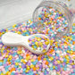 FAKE 5MM Macaron Color Round Dot Polymer Clay Sprinkle (NOT EDIBLE) D32-22