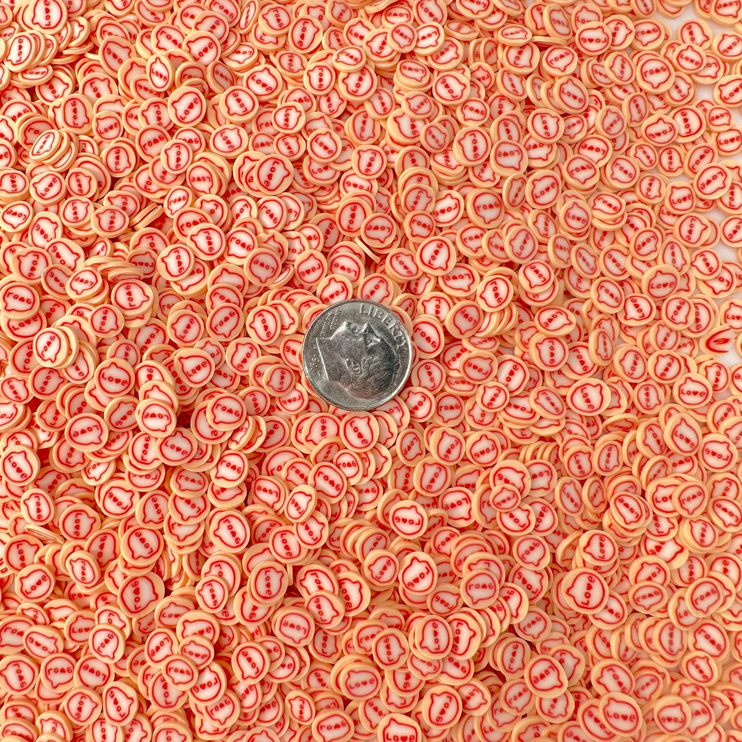 5MM Love Bubble, Valentine's Polymer Clay Sprinkle (NOT EDIBLE) D37-10